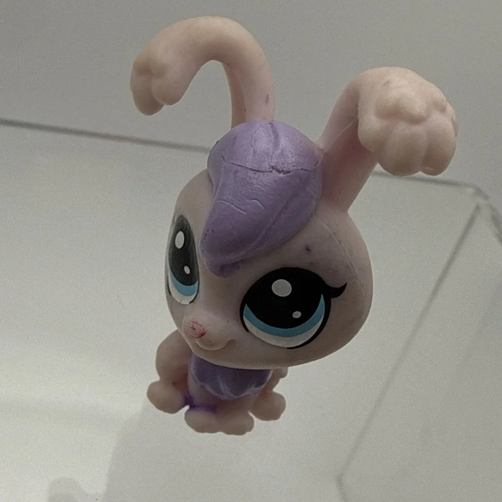 Littlest Pet Shop Mini LPS Figures Lot Of 7 Galaxy Pet Rolleroo Hamster Bunnyton